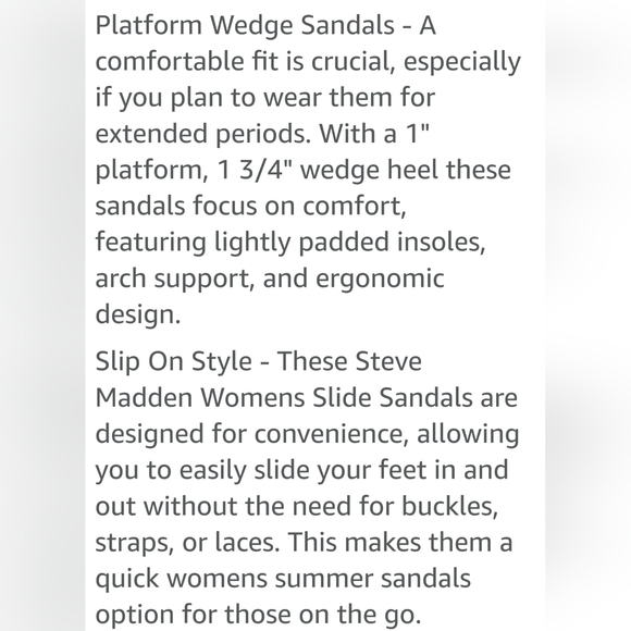 Steve Madden Wedge Sandals. Dark Brown with Glitter. Pretty! Brand New 💎 - Picture 3 of 7